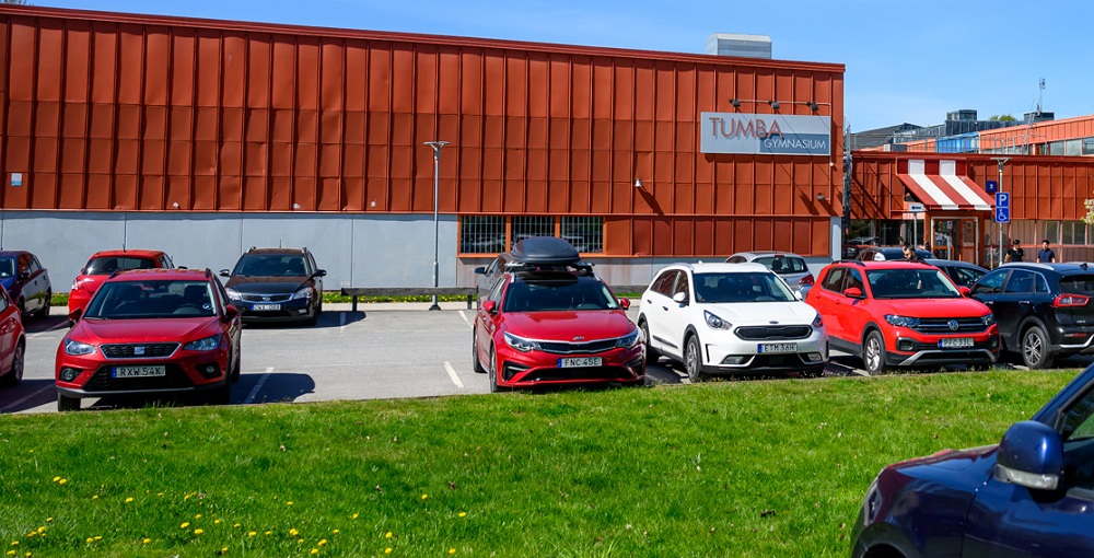 Tumba Gymnasium utanför Stockholm