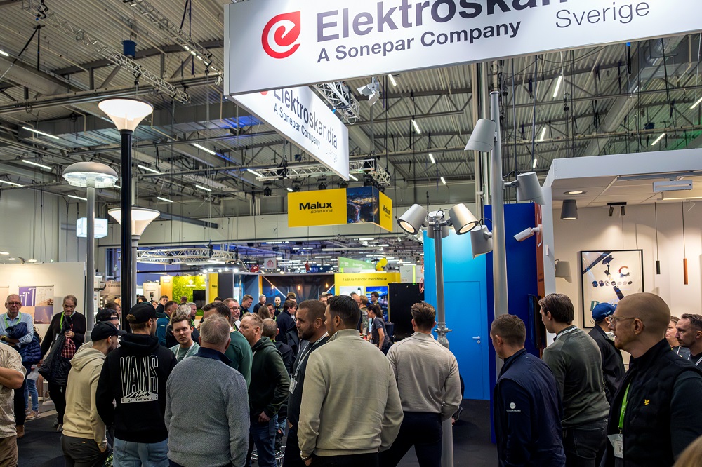 Elektroskandia på Elmässan i Kista.