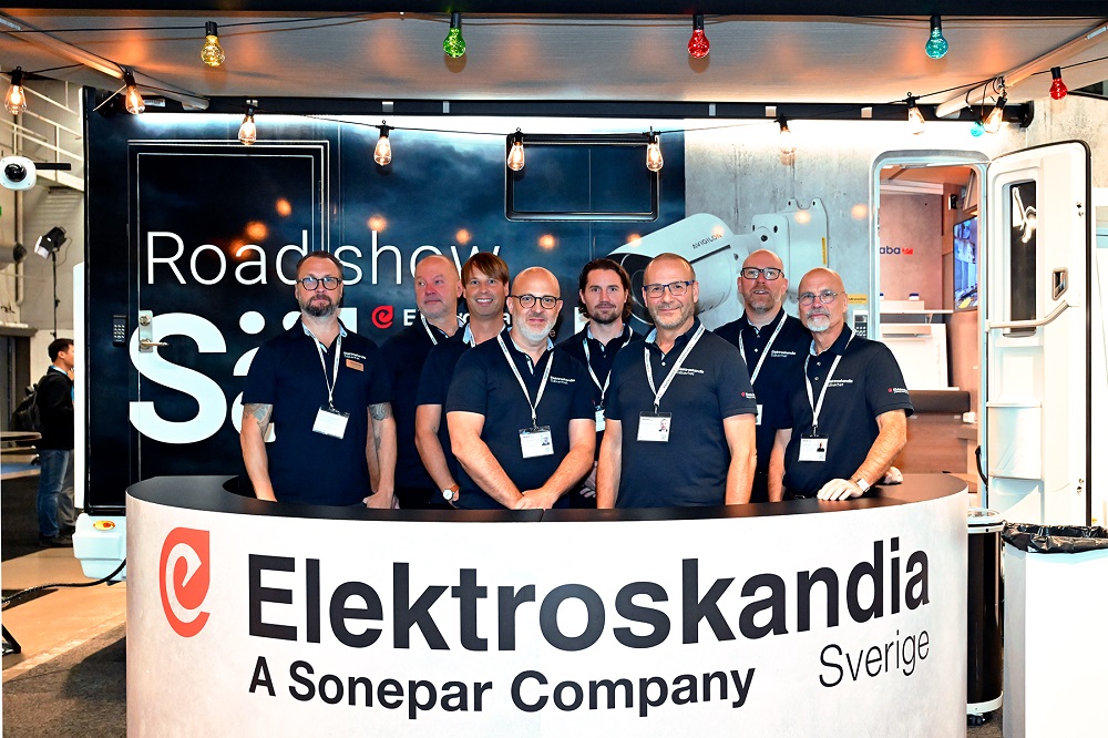 Elektroskandia Säkerhet sade ett stort team på plats.