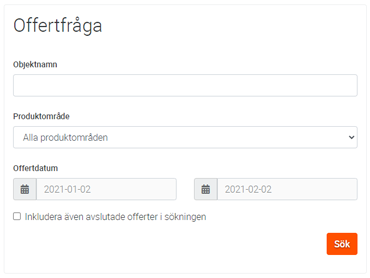 Nu kan du som kund snabbt och enkelt få översikt över dina offerter hos Elektroskandia med hjälp av den nya söktjänsten ”Offertfråga”.